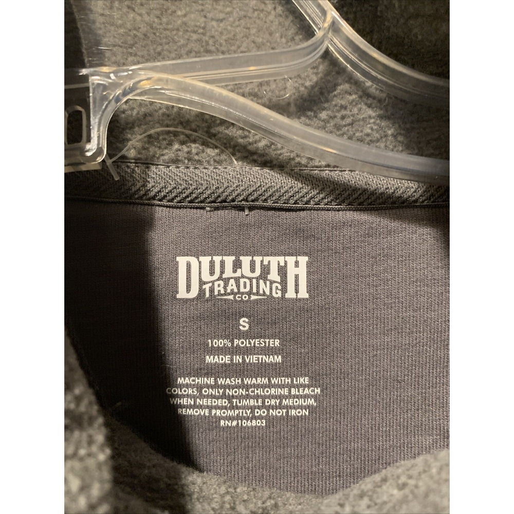 Duluth Trading Co.‎ Tunic Shirt Womens Medium Gray Fleece Pullover S - Picture 2 of 4